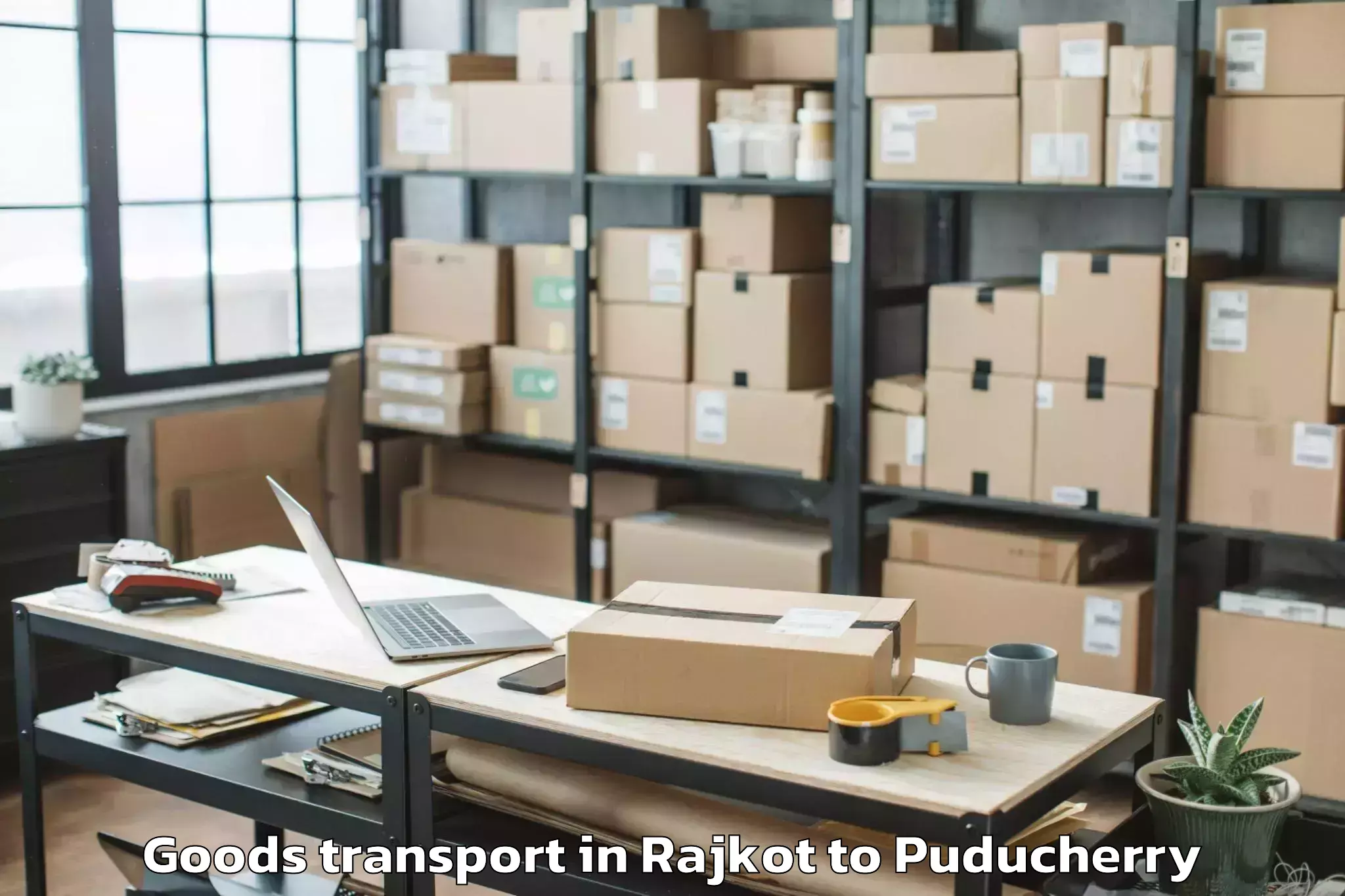 Easy Rajkot to Karaikal Port Goods Transport Booking